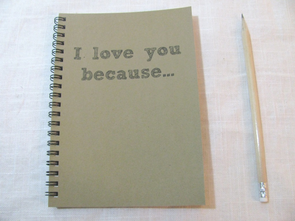 I Love You Because.... 5 X 7 Journal