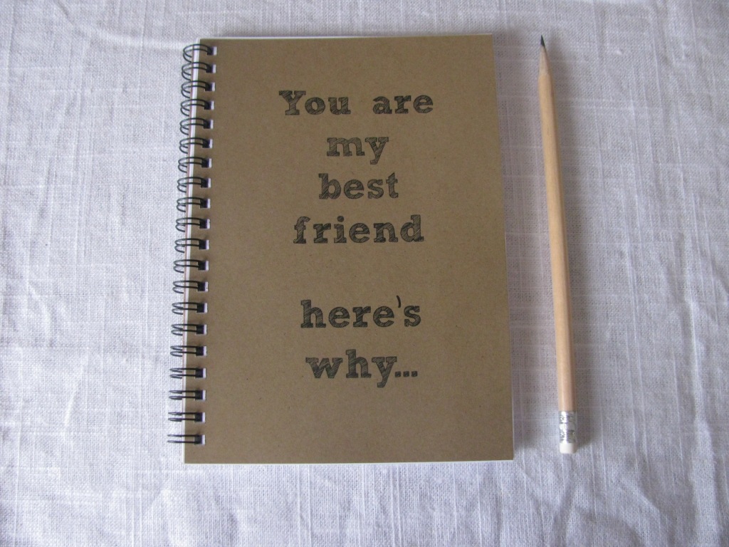 You Are My Friend Here's Why... 5 X 7 Journal